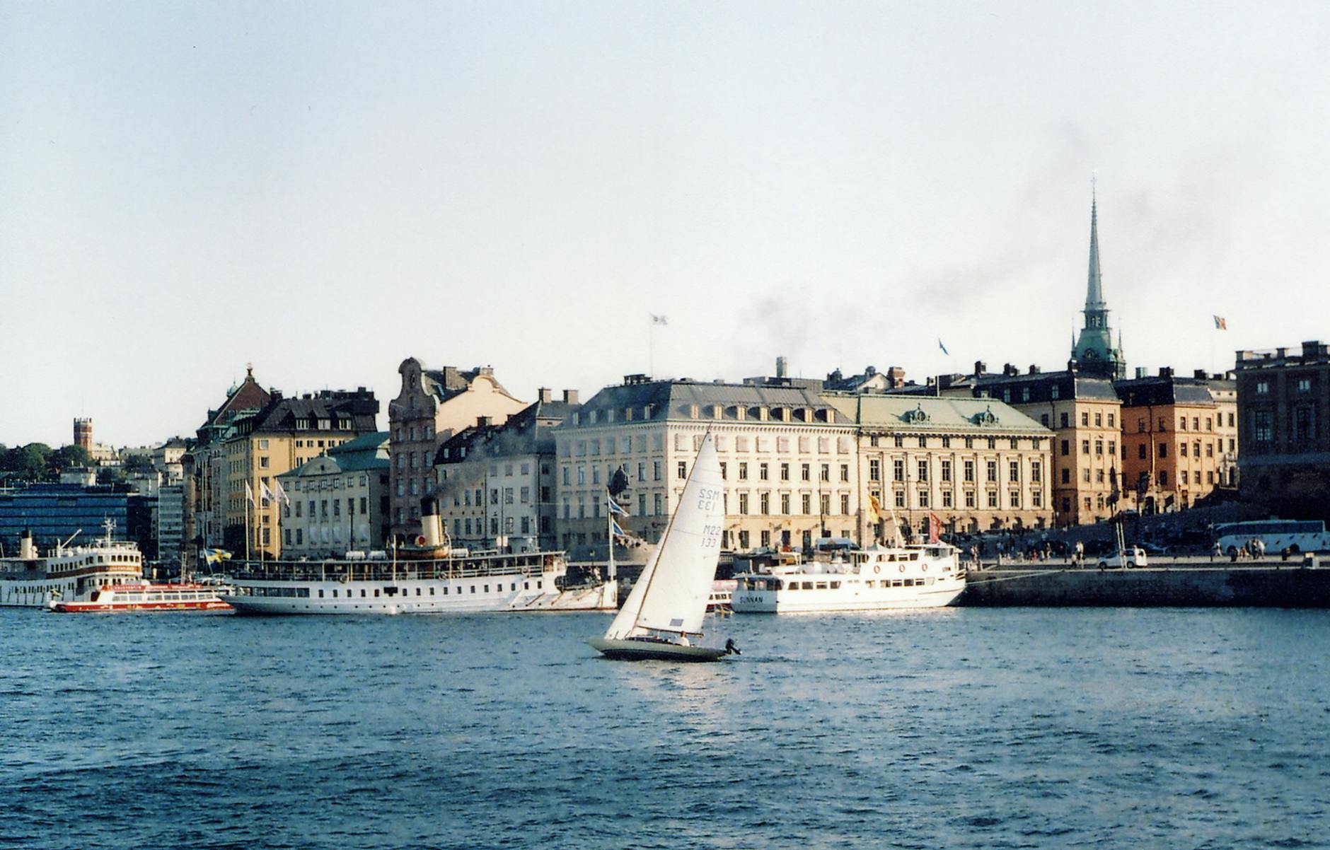 old buildings on riverside