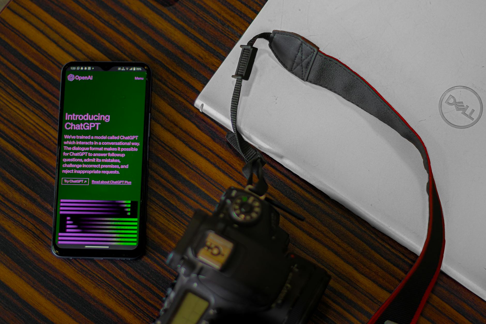 get answers on the go with chatgpt while capturing life s moments with your dslr and laptop by your side