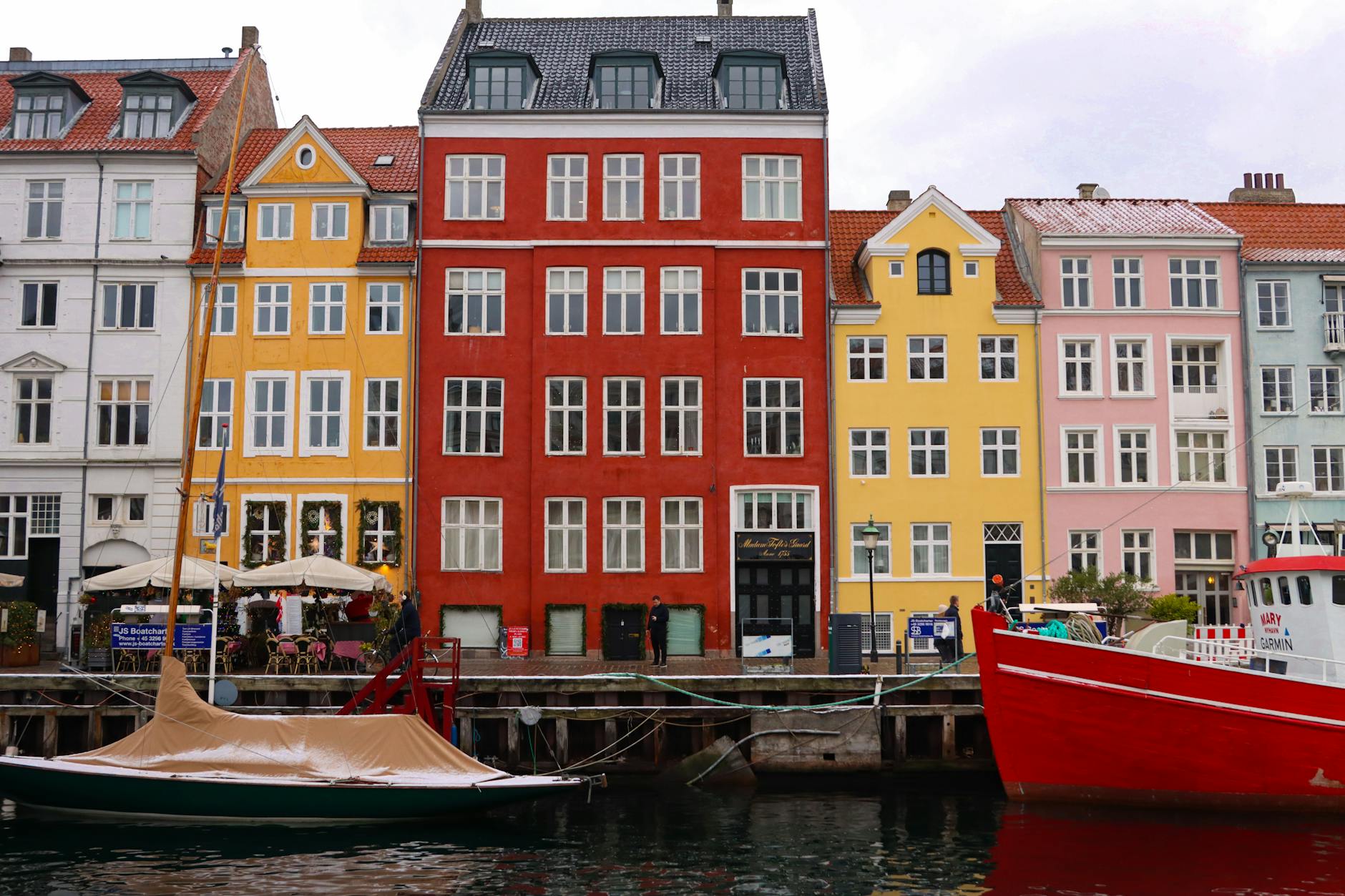 colorful nyhavn waterfront in copenhagen