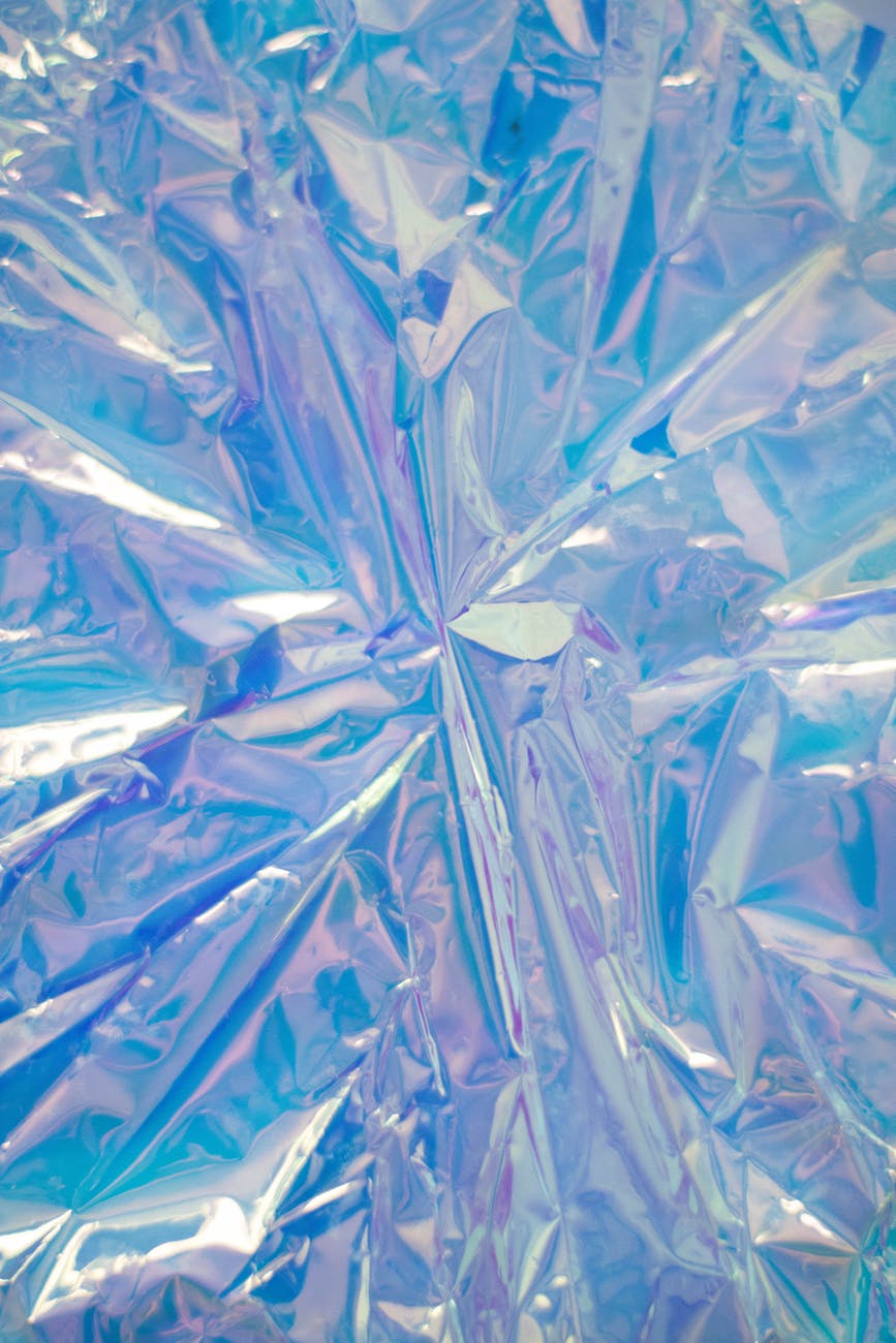 close up photo of an aluminum foil