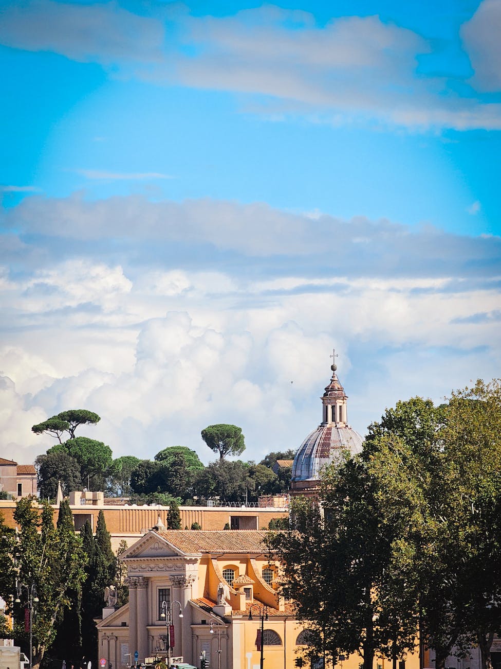 scenic view of rome s iconic architecture