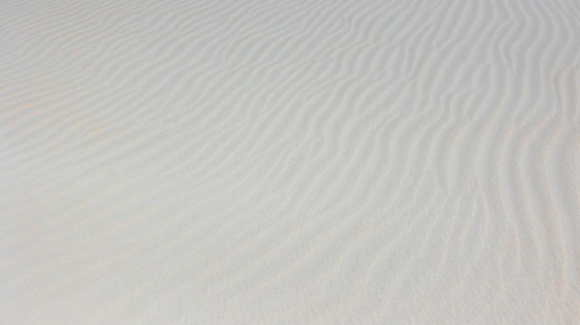 sand dune with wind marks